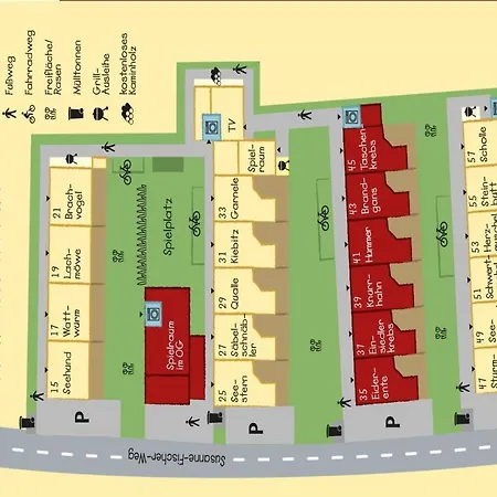 Hébergement de vacances Susanne-fischer Weg 29, Haus Qualle *